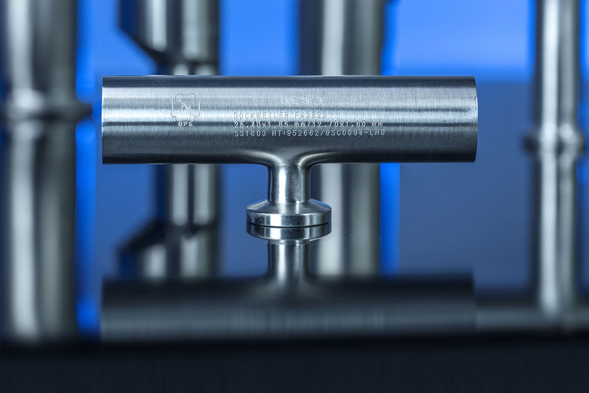 Tubo farma certificado ASME BPE Dockweiler